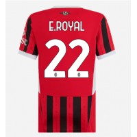 Dres AC Milan Emerson Royal #22 Domáci pre Ženy 2024-25 Krátky Rukáv